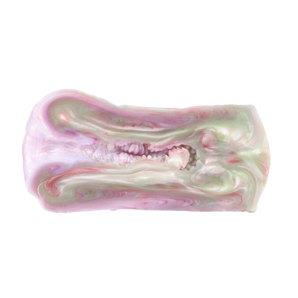 Realistic Vagina Anal Male Masturbator Silicone Big Men's Masturbation Colorful Masturbator for Men