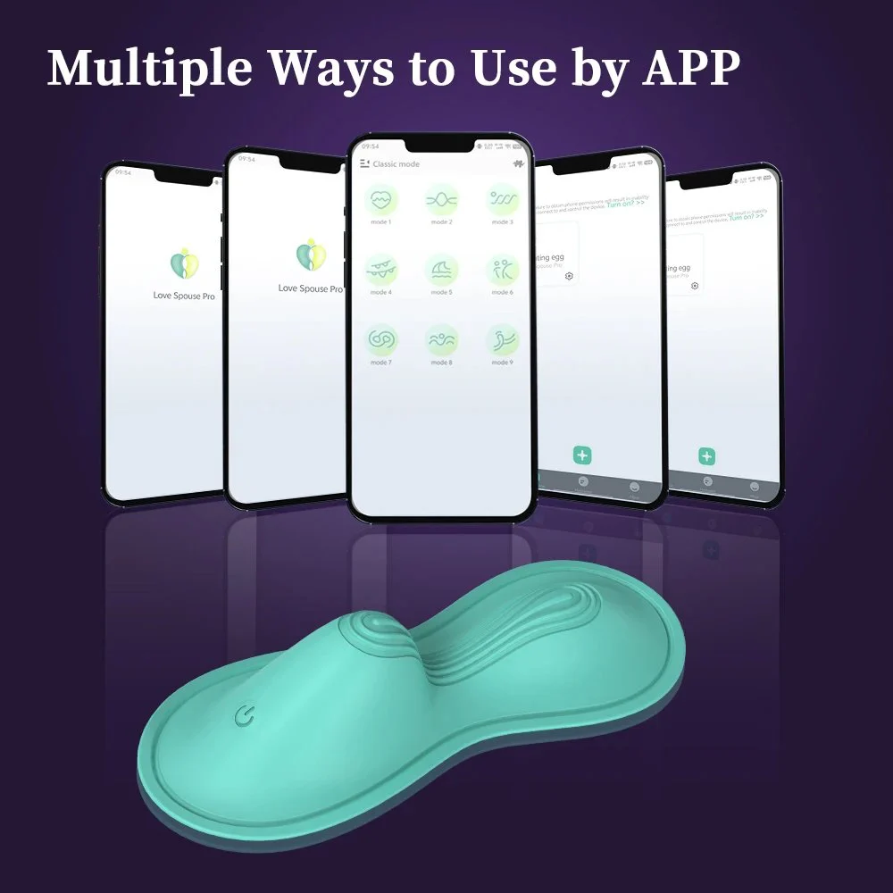 USB Rechargeable Vaginal Clitoral G-spot Stimulation App Control Mini Ultra Thin Sit and Ride Cushion Vibrator Sex Toy for Women