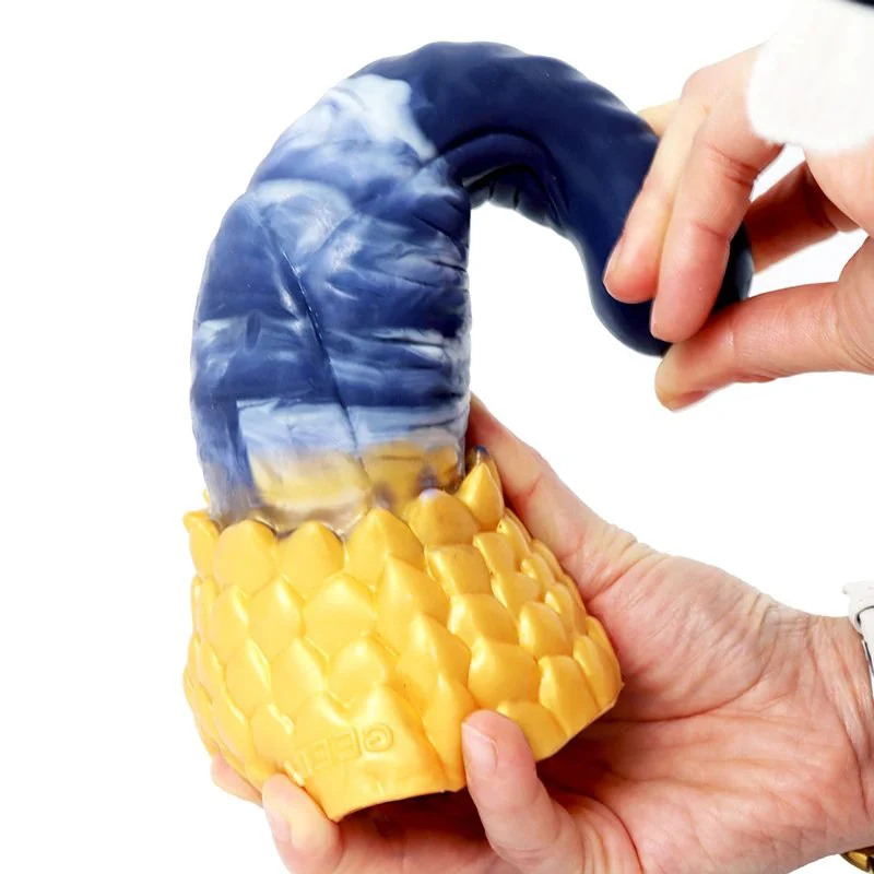 Super Soft Flexible High-grade Silicone Dildo Colorful Fantasy Sex Toys with Huge Head for Butt Plug Male Pleasure Toys