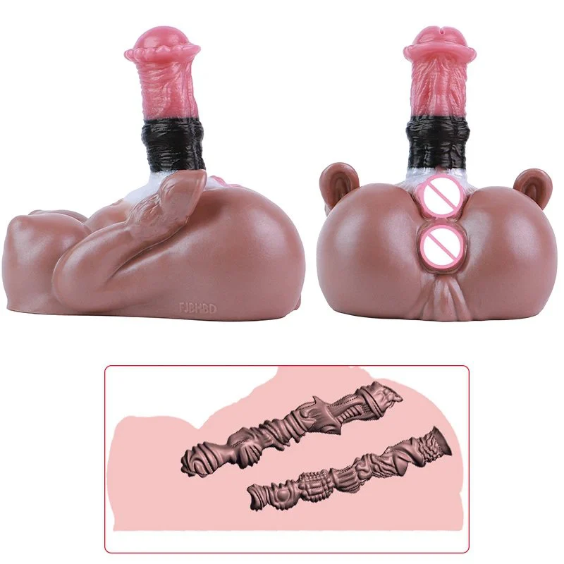 Frenzy Horse Racing Anal Plug and Penis Massager for Men Soft Silicone Male Pleasure Toy Adult Product 18+