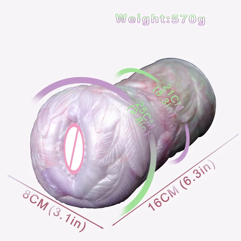Realistic Vagina Anal Male Masturbator Silicone Big Men's Masturbation Colorful Masturbator for Men