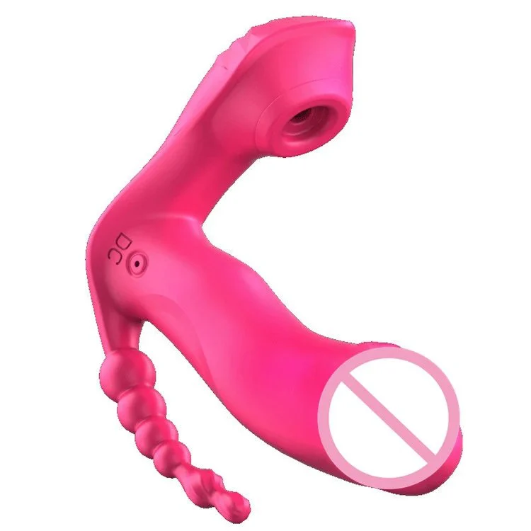 3 in 1 Wireless Remote Control Wearable Dildo Sucking Vibrator for Female Masturbator