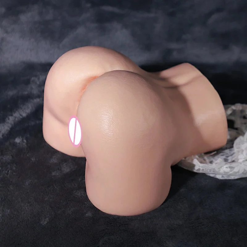 Female Body Male Masturbator Safe Silicone Simulation Big Buttocks Masturbator Experience Feel Realistic Adult Toys