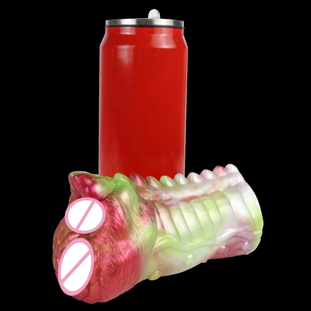 Sexy Toy Red Glass Fantasy Penis Masturbators Cup for Men