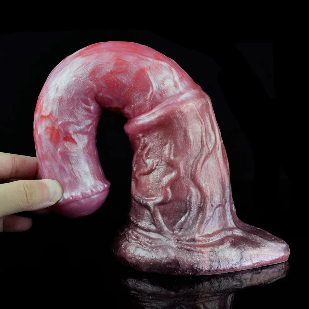 Thick Rubber Penis Ferghana Horse Animal Shaped Dildo With Suction Cup Silicone Dildo Sex Toy