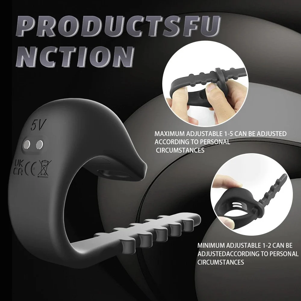 Electro-stimulation Ejaculation Ring Adjustable Ejaculation Modes for Different Preferences Electric Shock for Delayed Pleasure