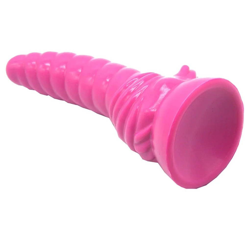 7inch Anal Plug Horn Shaped Dildo Silicone Soft Dildo Sex Tool Penis Sex Toy for Women Big Anal Dildos Big Soft Penis for Man