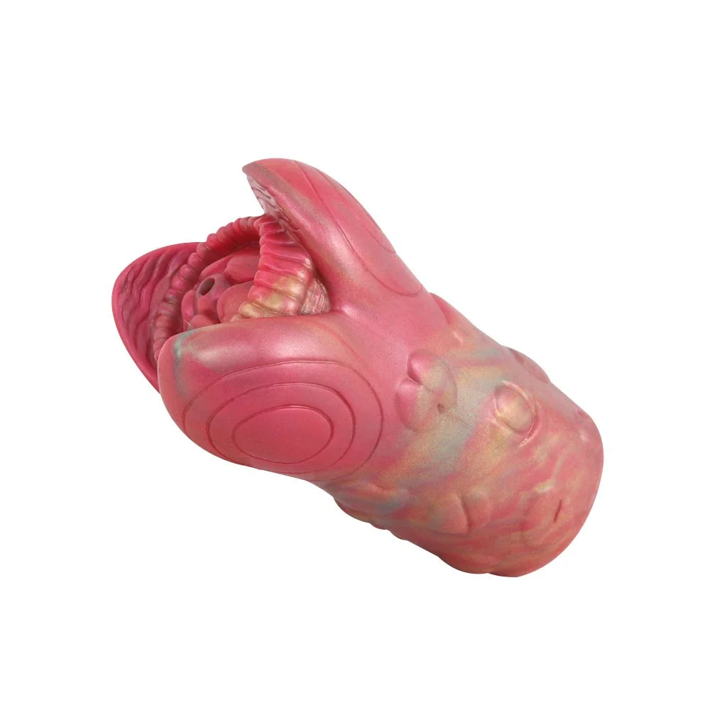 Alien Soft Channel Stroker for Men Liquid Silicone Fantasy Vagina Stroker. Unique Textured Inner Tunnel Male Masturbator Sex Toy
