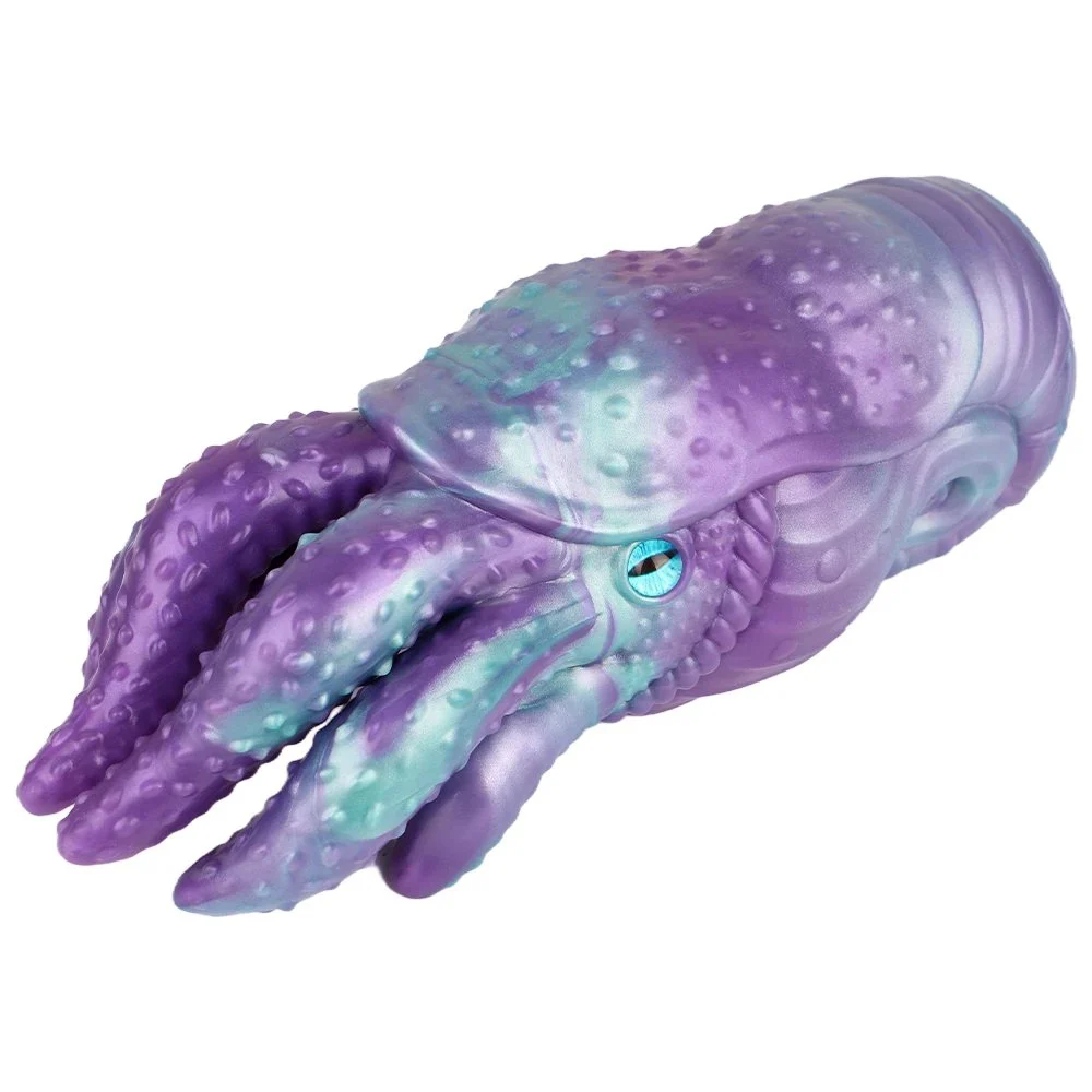 Masturbating Sex Toy Fantasy Airplane Cup with Realistic Silicone Skin Deep Sea Animal Nautilus for Male Sexual Pleasure