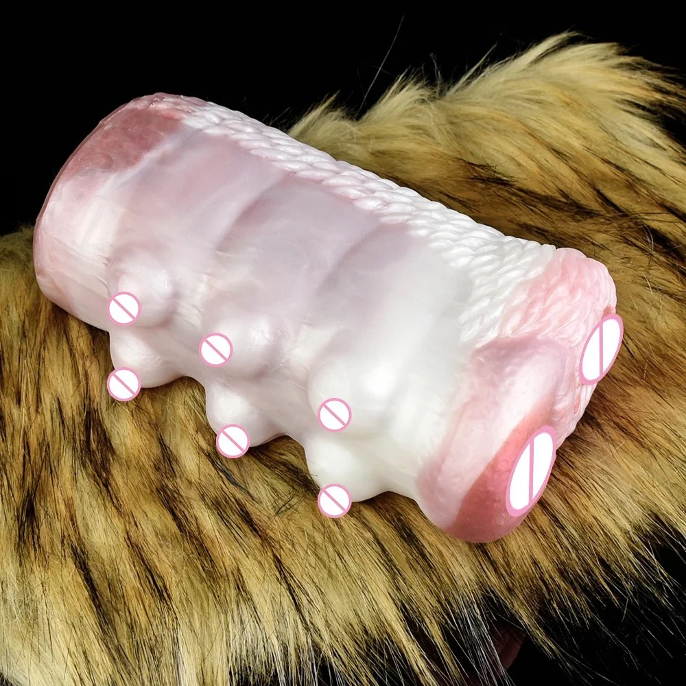 Men Pocket Pussy Realistic Animal Vagina Male Masturbator Erotic Delay Ejaculation Tool