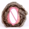 Man Masturbation Sex Toy Realistic Animal lion Vagina with Fur Soft Pocket Pussy Sex Toy for Male