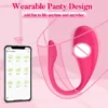 9 Vibration Modes APP Control G Spot Clitoral Stimulator Wearable Panty Dildo Vibrator Sex Toys Women