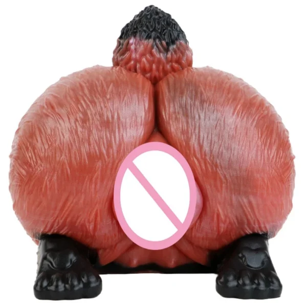Fantasy fox Buttock Male Masturbator Big Size Masturbator Silicone Soft Vagina Fantasy Vagina Sex Toys for Men