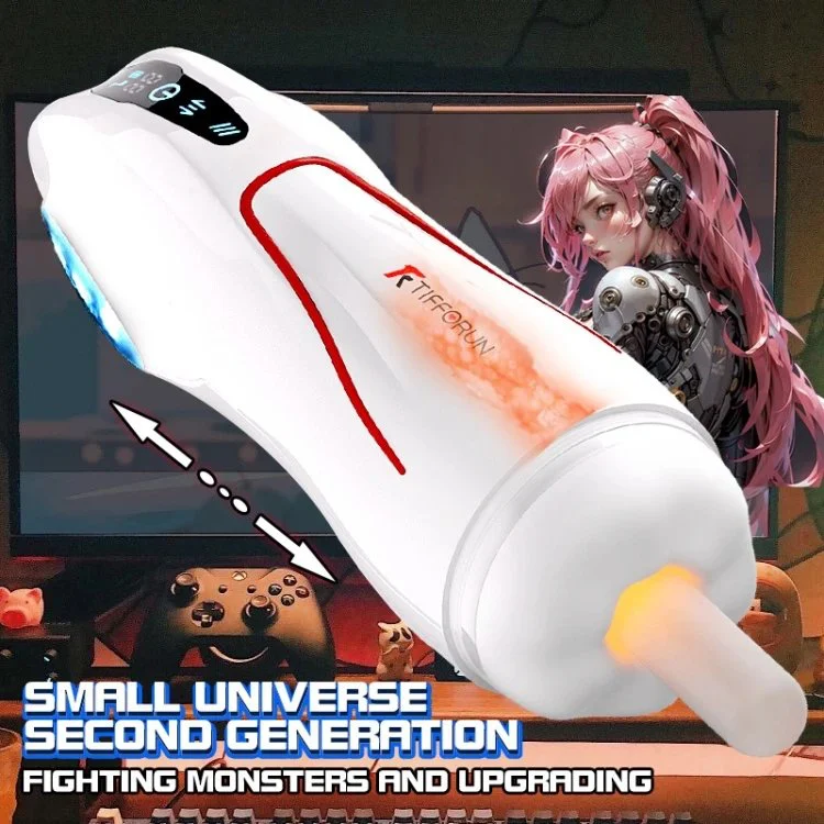 Fully Automatic Large Telescopic Heating Male Masturbation Massager Vibrator Sex Toys for Men