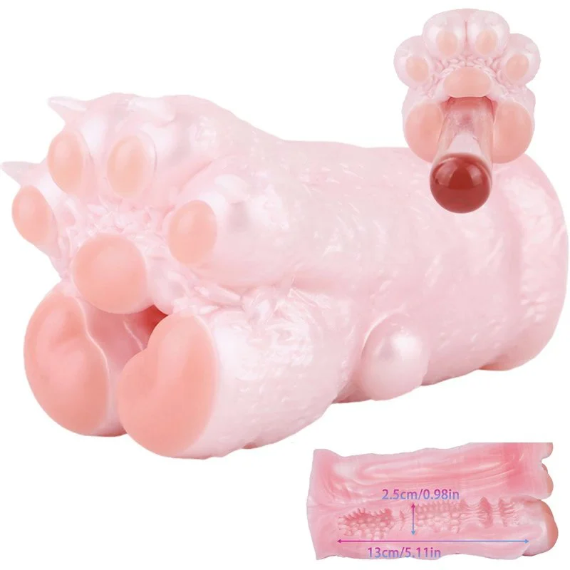 Fantasy Monster Animal Shape Silicone Male Masturbator Single Channel Realistic Vagina Man Stroker Sex Toys Pocket Pussy
