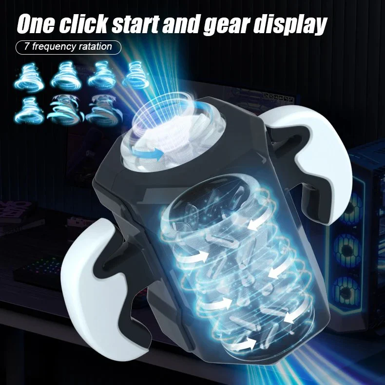 Male Stroker Machines Automatic Telescopic Rotating Sucking Masturbation Machine with Handles