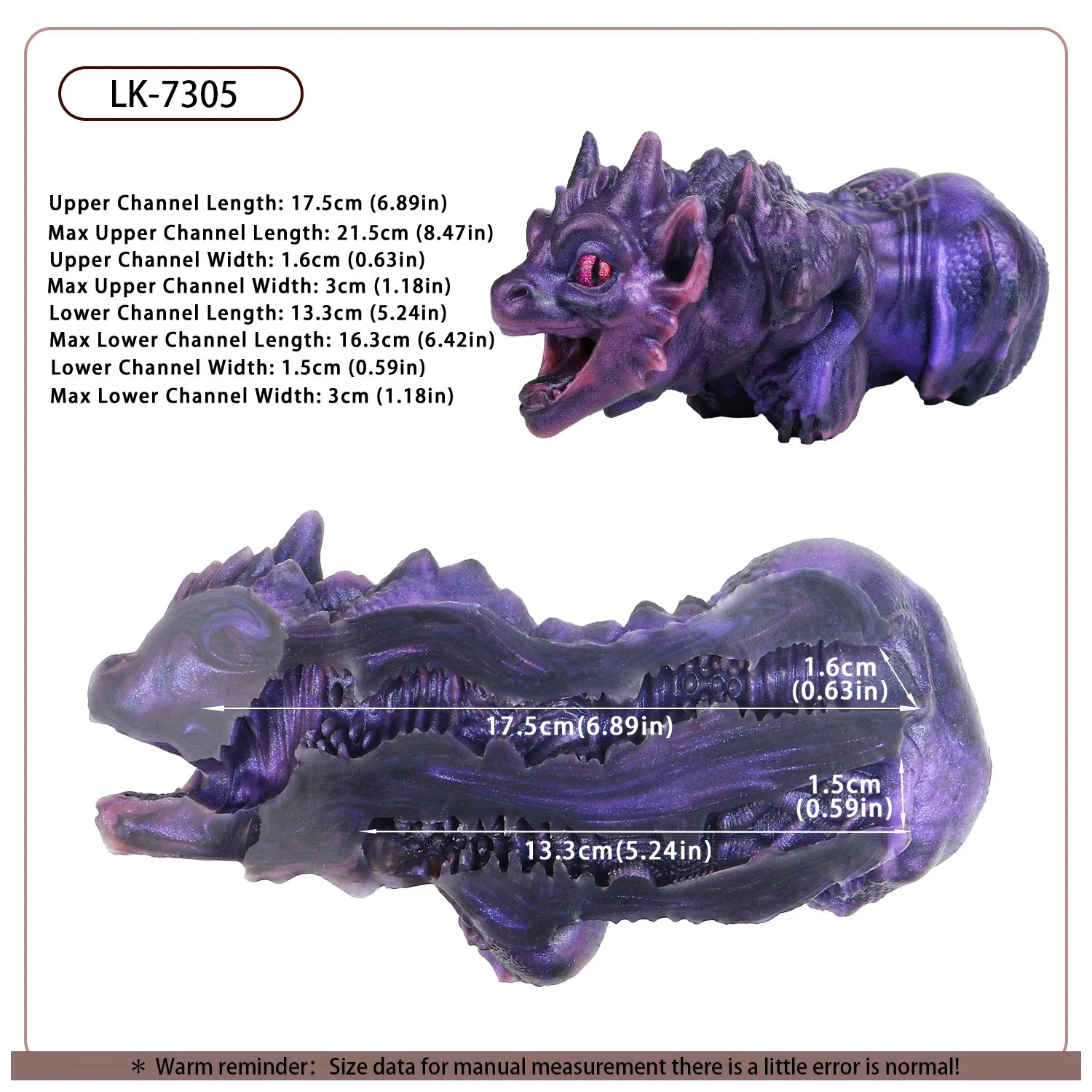 Full Body Monster Pussy Pocket Masturbator Dragon Pussy Big Male Masturbator Cup Sex Toys for Men