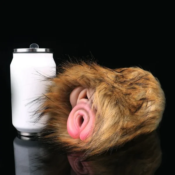 Men's Realistic Animal Aircraft Cup Liquid Super Soft Silicone Masturbator Adult Toy