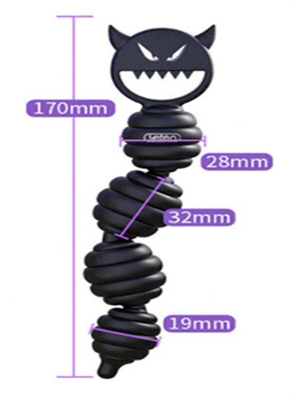 Adult Sex Toy Butt Plug with Tail Giant Anal Beads Puncher Harness Extender for Beginner