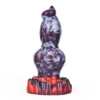Two Big Knot Animal Dog Dildo Anal Soft Silicone Hands-free Beast Dildos Customization Sex Toys for Adult
