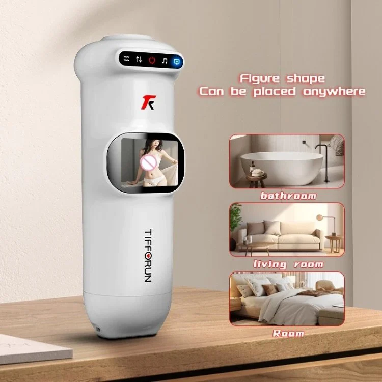 App Male Intelligent Electric Masturbation Toys with Display Voice Exercise Masturbators for Men
