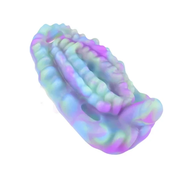 Vibration Grinding Bed Straps to Pillow or Towel Toys G-spot Vibration Bed with Tentacle Dildo Sex Toys