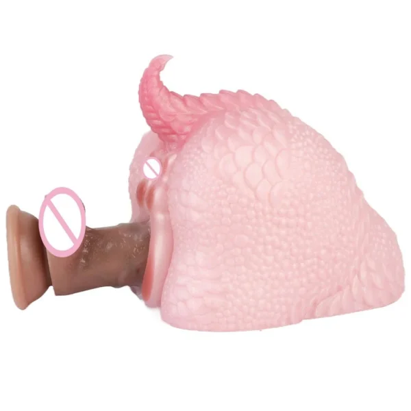 Fantasy Fox Vibrating Pocket Pussy for Man Silicone Male Masturbator Stroker 3D Lifelike Butt With Vagina Anal