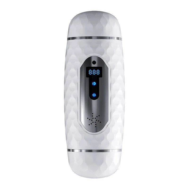 High-End Adult Sex Toys Double-Headed Automatic Aircraft Cup Pulse Vibration Male Masturbator Easy Clean Multiple Modes Counting