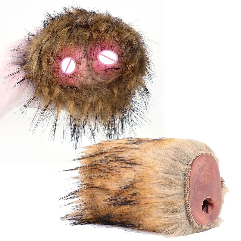 Monkey Men's Aircraft Cup Realistic Vagina Anal Male Masturbator Soft Silicon Masturbation Cup Sex Toy for Men