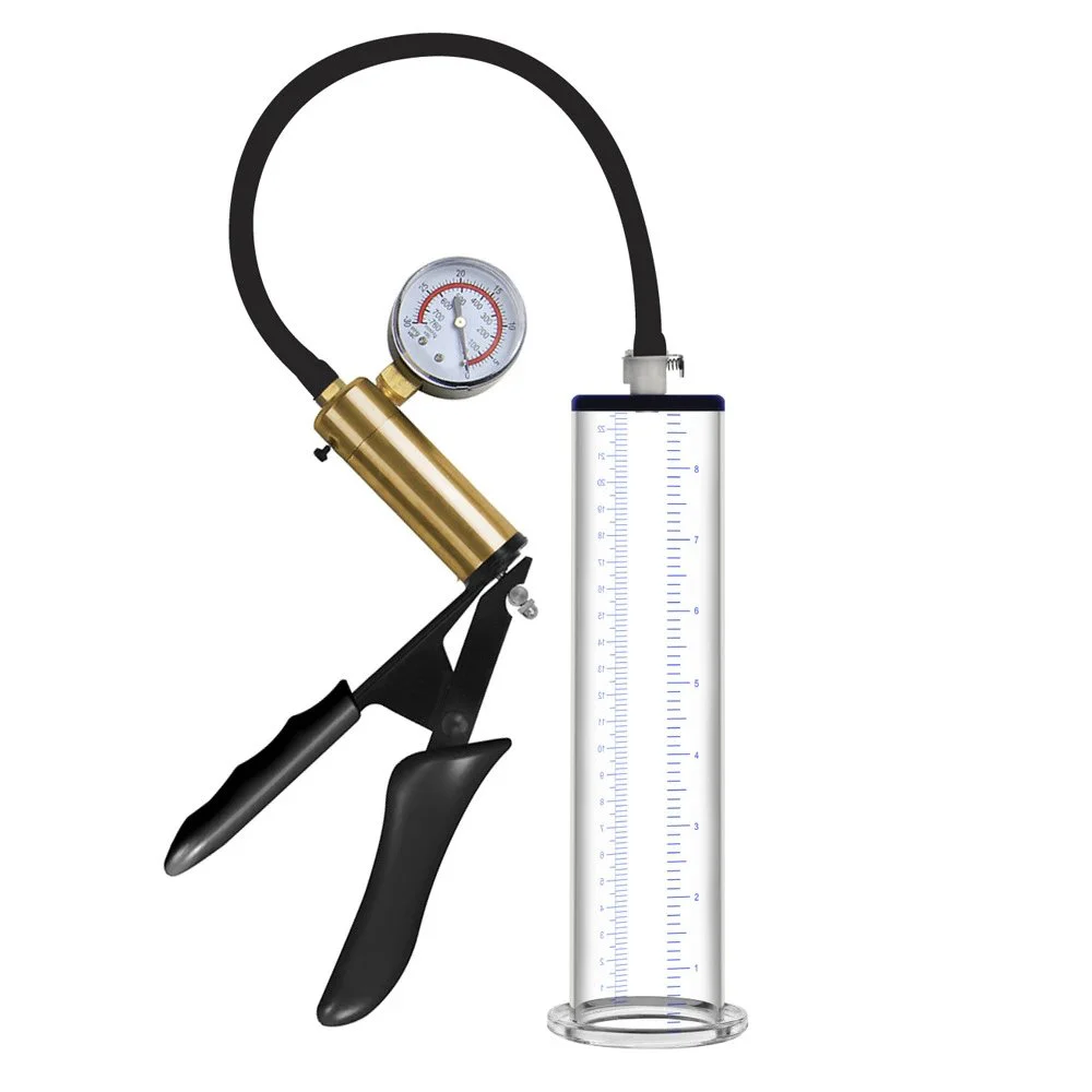 High-End Penis Pump Acrylic Metal Silicone Endurance Training Equipment for Men