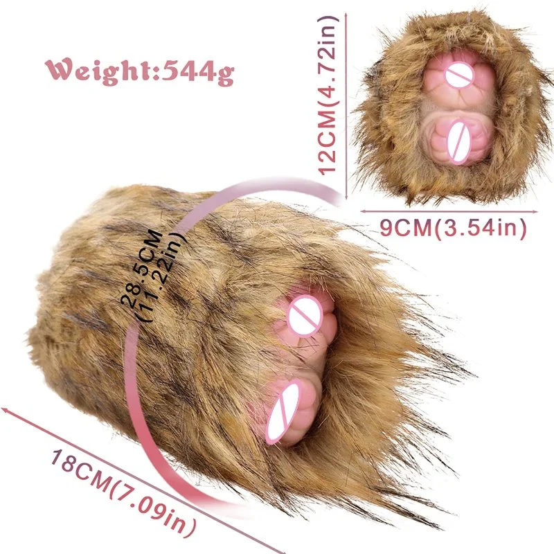 Monkey Men's Aircraft Cup Realistic Vagina Anal Male Masturbator Soft Silicon Masturbation Cup Sex Toy for Men