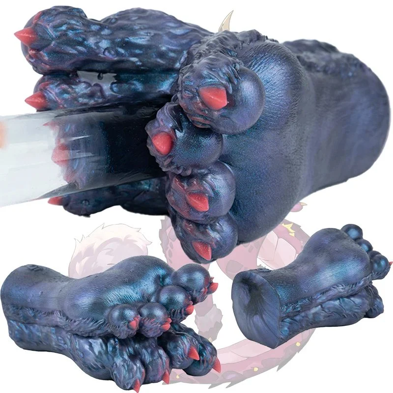 One Channel Monster Foot Fantasy Masturbator Asult Sex Toy Pocket Pussy Animal Male Stroker Realistic Tight Vagina