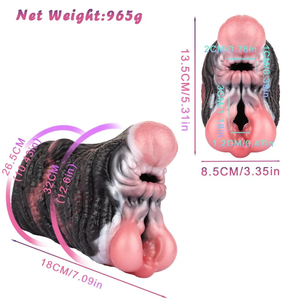 Ink Rhyme Series of Fantasy Male Masturbators Use Safe Silicone with Internal Texture to Enhance the Experience
