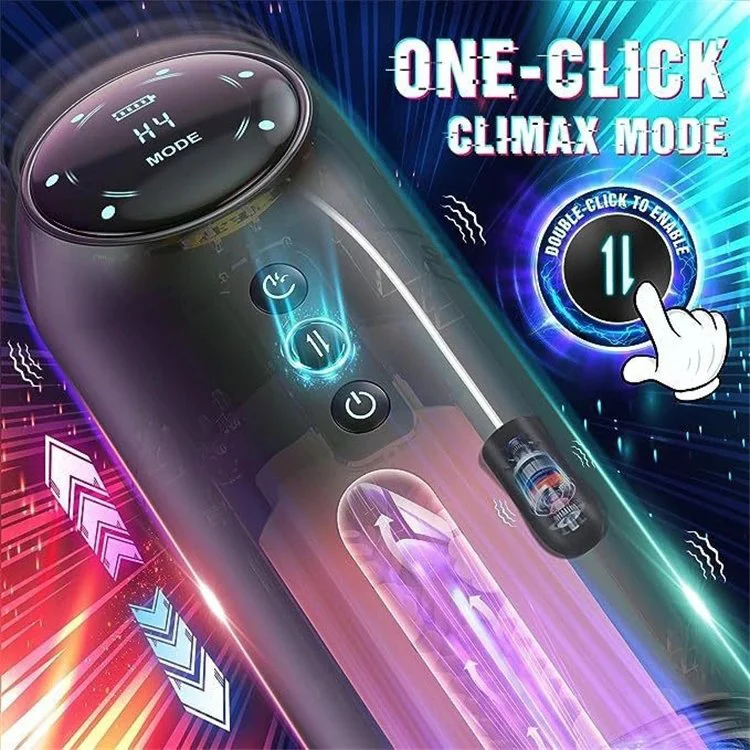 Multi-function Vibrating Male Masturbator Automatic Thrusting Sucking Heating Masturbation Cup With Voice