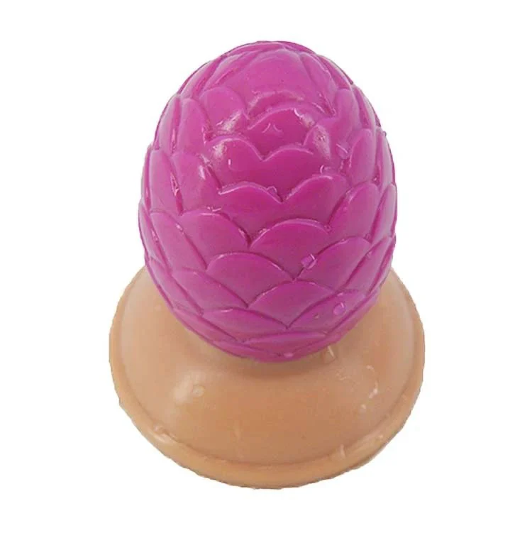 Unique Pine Cone Anal Plug Dildo 9.5cm with Strong Suction Cup G Spot Stimulate Adult Sex Toy