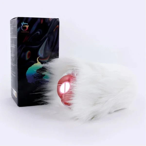 Fantasy Silicone and Faux Fur Sex Toys Realistic Animal Pussy Male Masturbator Cup Horse Fantasy Masturbator alien Cock