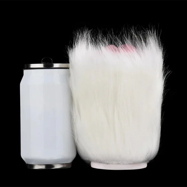 Fantasy Stroker Masturbator Fantasy Polar Bear Pussy Soft Silicone Plush Monster Male Masturbator Two-Hole Men's Sex Toys