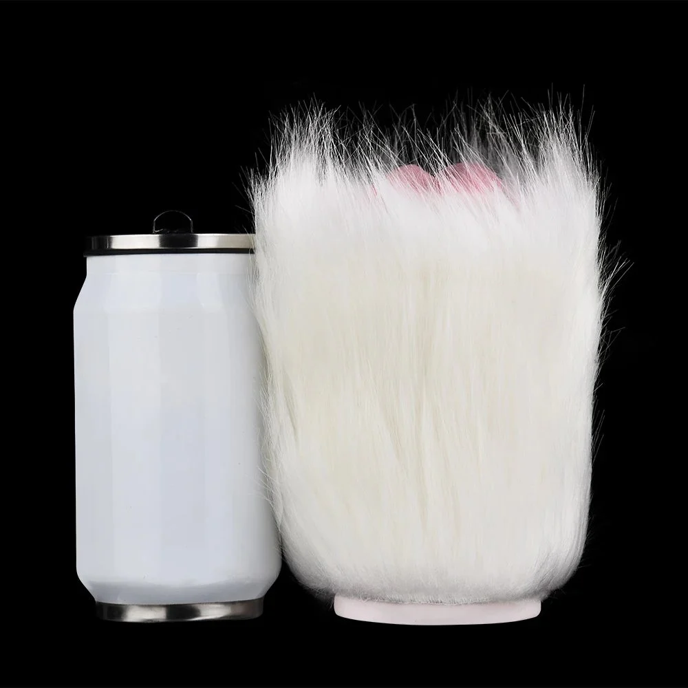 Fantasy Stroker Masturbator Fantasy Polar Bear Pussy Soft Silicone Plush Monster Male Masturbator Two-Hole Men's Sex Toys