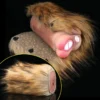 Fantasy tiger Cup Masturbating Sex Toy Soft Suction Cup Anal Sex Toy Realistic Skin Silicon Vagina for Men