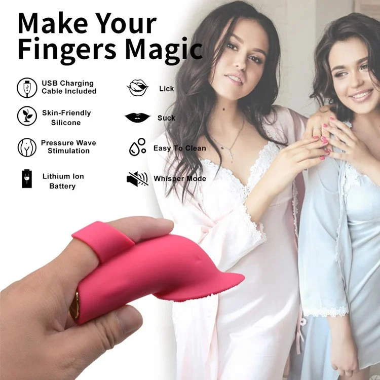 10 Speed Clitoral G Spot Finger Vibrator Female Masturbation Nipple Massager Sex Toys for Couples