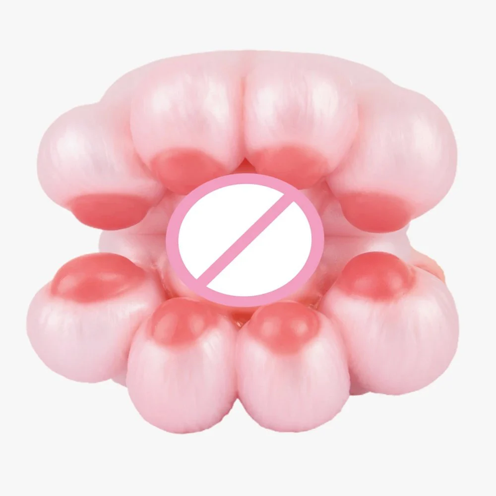 Fantasy Tiger Paw Male Masturbator with Furry Exterior & Realistic Silicone Tunnel Soft Touch Single Channel Toy for Solo Play