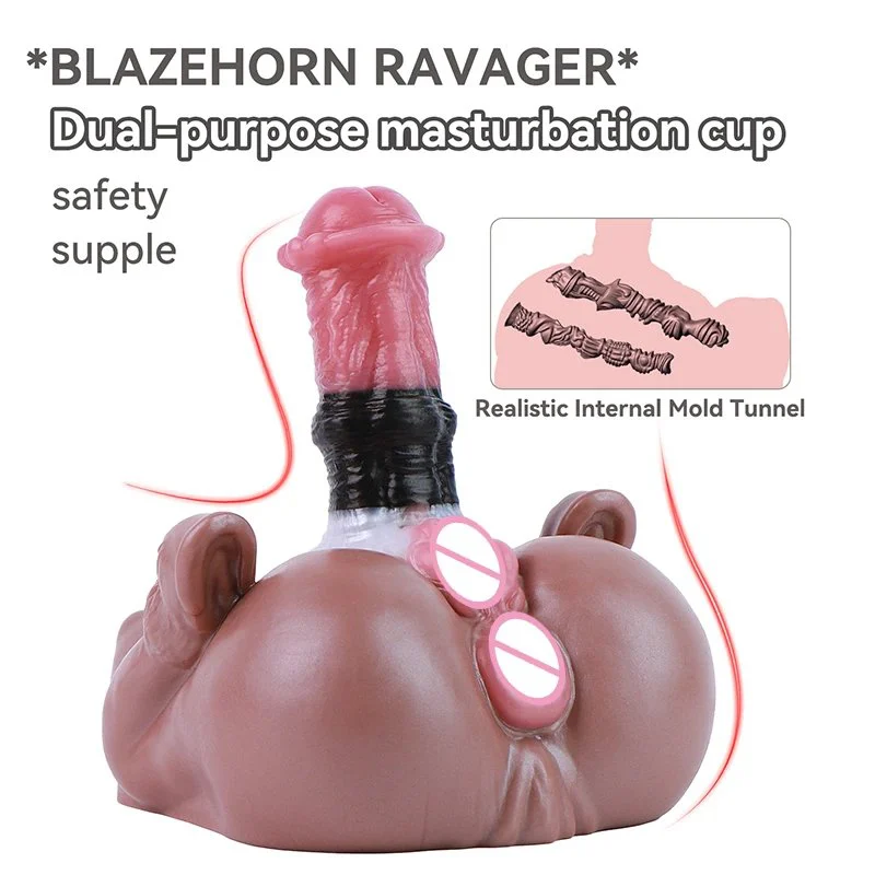 Frenzy Horse Racing Anal Plug and Penis Massager for Men Soft Silicone Male Pleasure Toy Adult Product 18+
