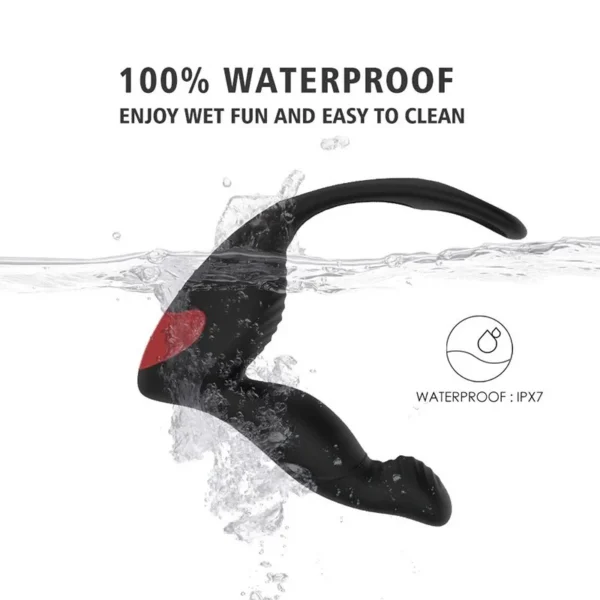 Wireless Remote Anal Plug Sex Toy Vibrator Telescopic Silicone Vibrator Prostate Massager for Couples