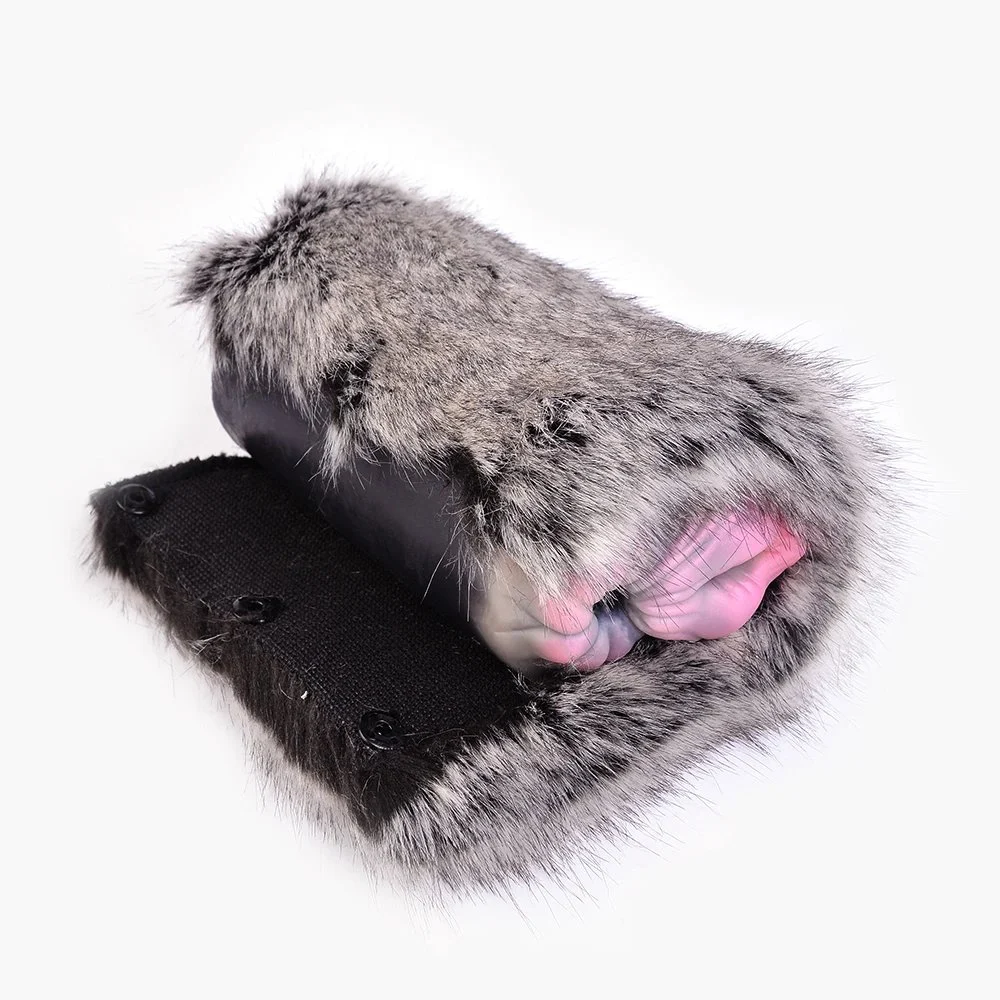 Fantasy Plush Monster Blazing Cow Masturbator Silicone Soft Tight Masturbation Cup Vagina Pocket Male Sex Toys