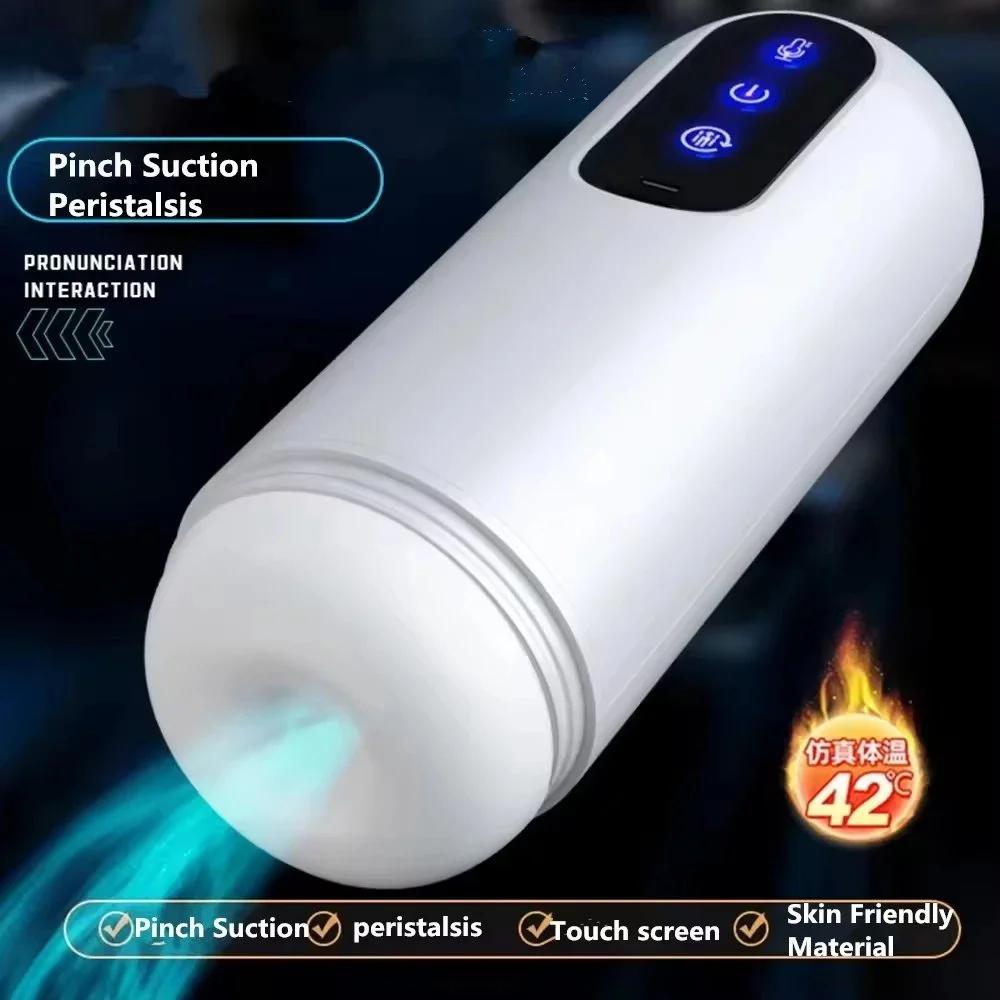 Male Masturbation Appliance Fully Automatic Electric Airplane Mug Adult Sex Toys Dildo Retractable Rotating Sex Machine