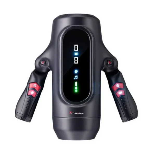 Fully Automatic Telescopic Male Masturbation Device Handles with Heating Penis Massage Machine for Men