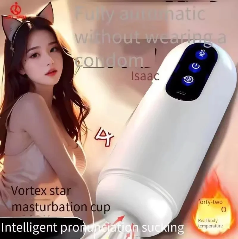 Male Masturbation Appliance Fully Automatic Electric Airplane Mug Adult Sex Toys Dildo Retractable Rotating Sex Machine