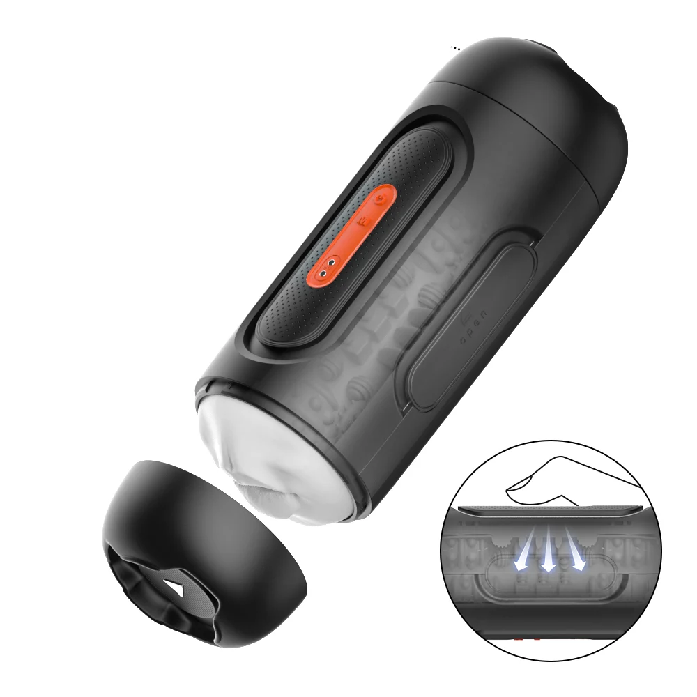 Realistic Male Masturbator Aircraft Cup Multi-Frequency Vibrating Adult Sex Toy for Male Masturbation