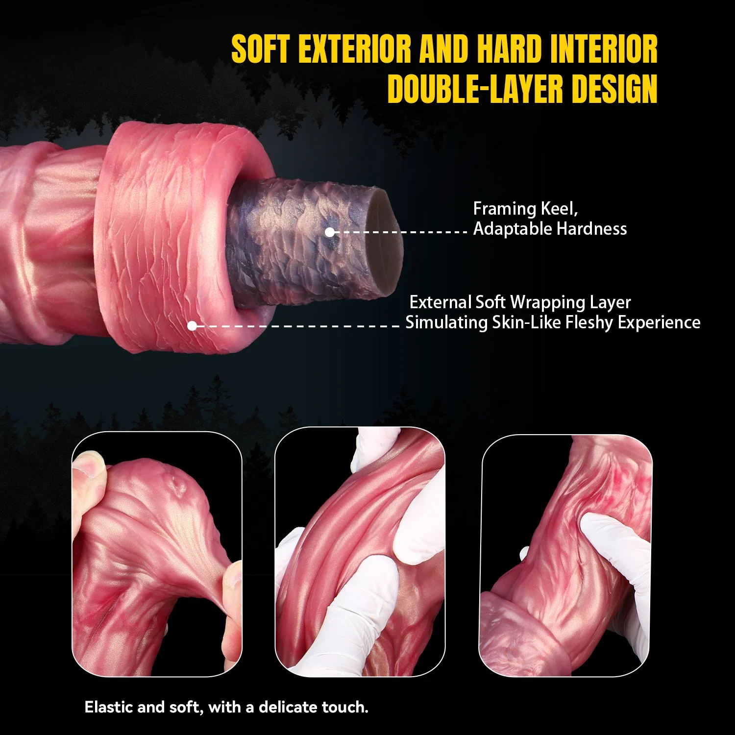 Huge Horse Dildo 33.8cm S M L Size Anal Stimulation Silicone Toys Animal Cock Toy Fantasy Dildo With Suction Cup
