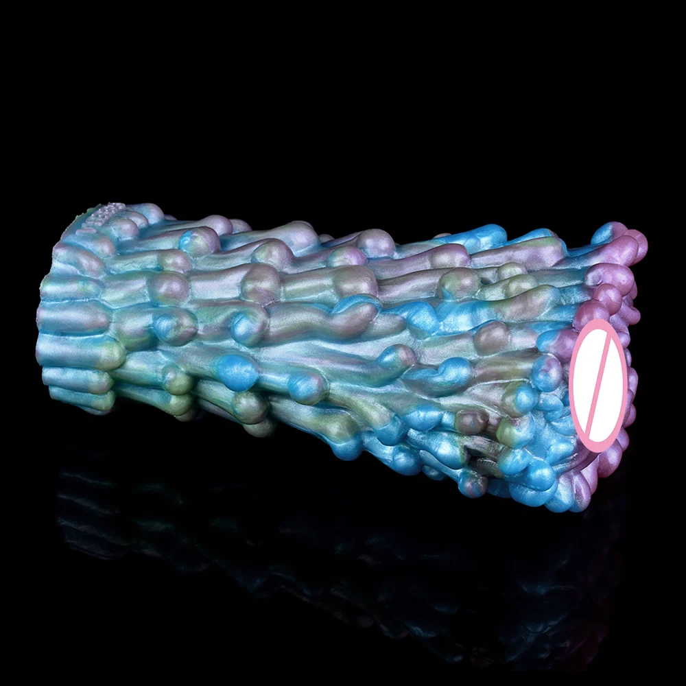 Sex Toys Realistic Vagina Anal Male Masturbator Silicone Big Men's Masturbation Colorful for Men